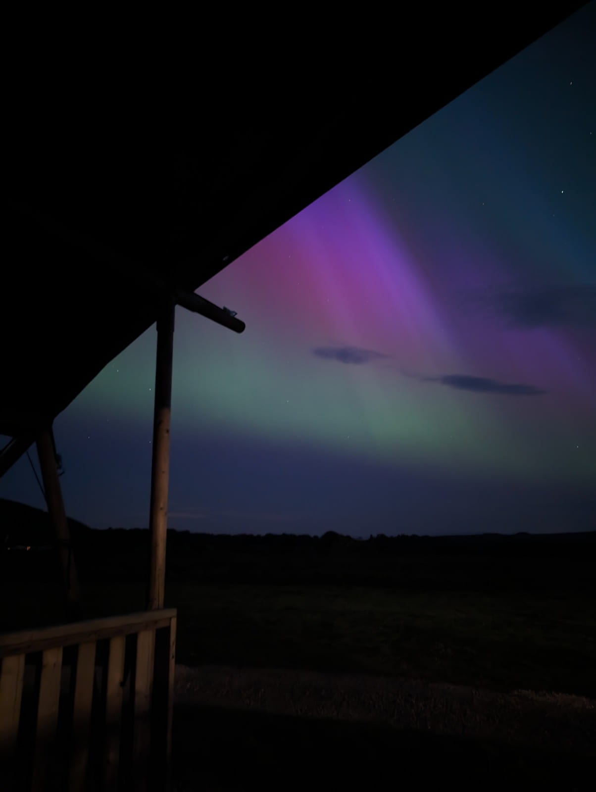 Northern Lights from Rosa Lodge