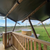 Canopies over the outdoor decking mean you can enjoy outdoors (even if the weather is typically Scottish)